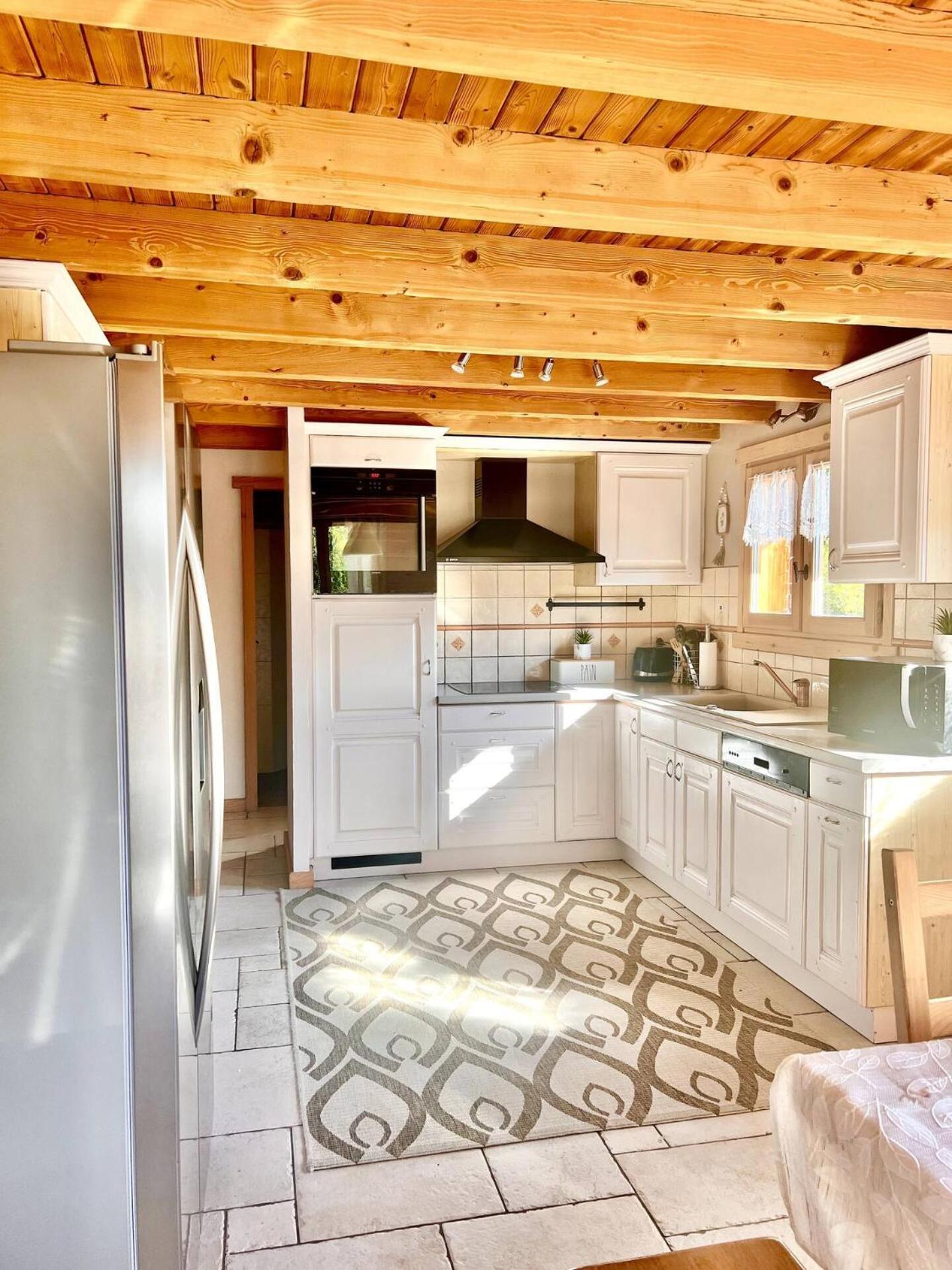 Charming Family Chalet For 8 People, With Private Hot Tub Les Clefs エクステリア 写真